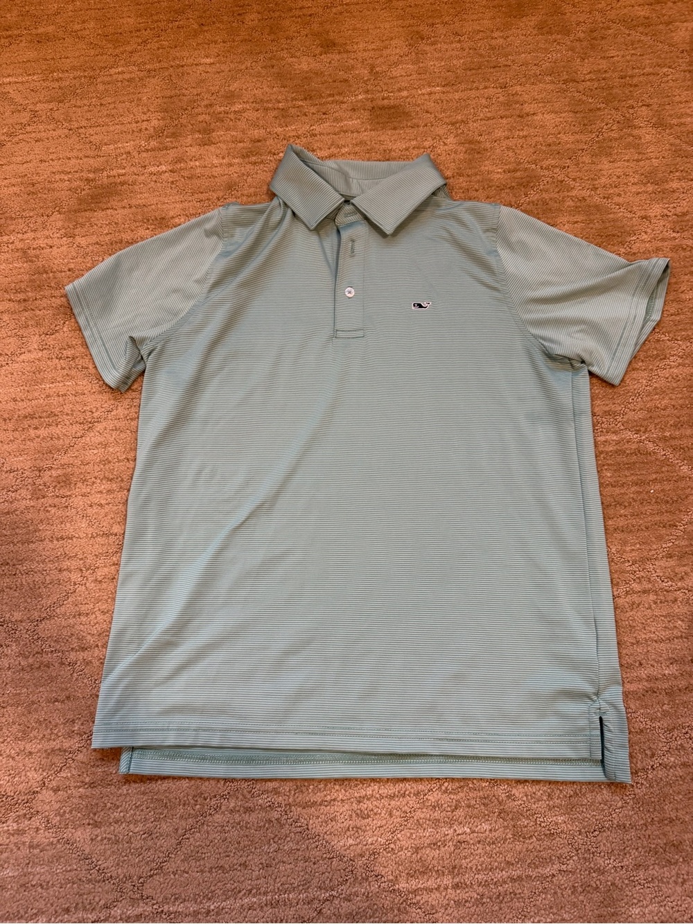 Vineyard Vines striped Green Boys' Polo